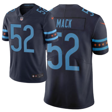 Khalil Mack Chicago Bears navy Limited jersey