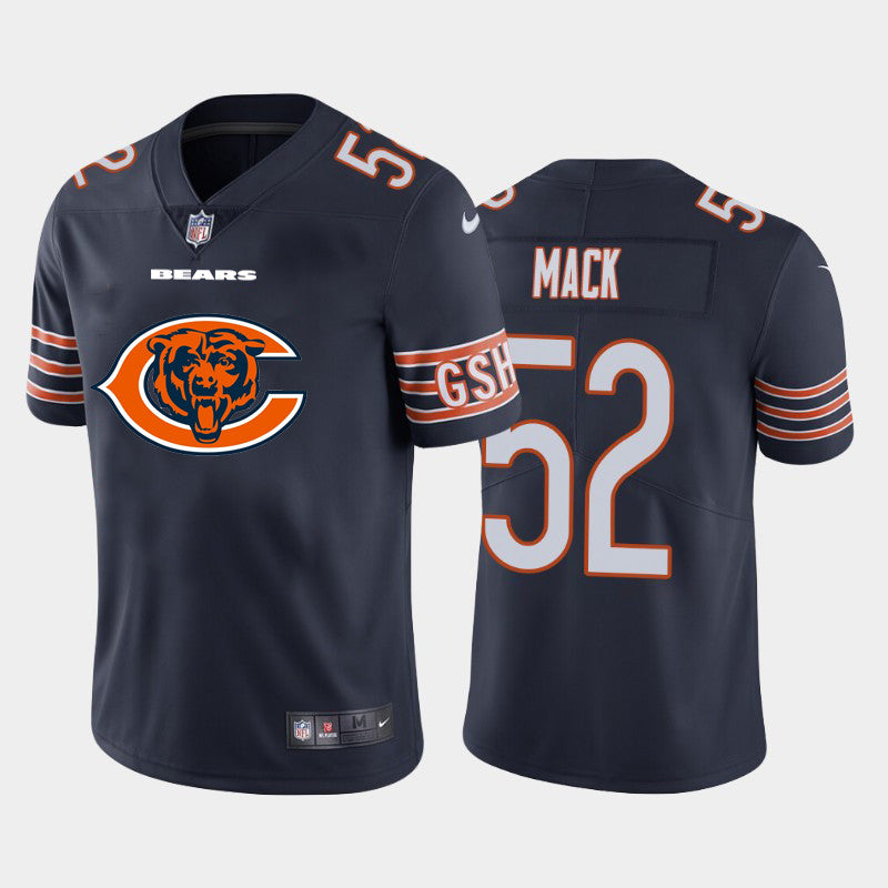 Khalil Mack Chicago Bears navy Limited jersey