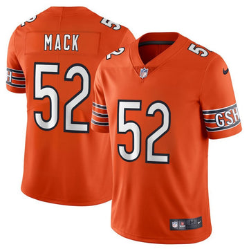 Khalil Mack Chicago Bears orange Vapor jersey