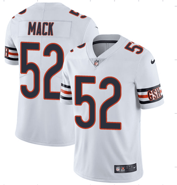 Khalil Mack Chicago Bears white Vapor jersey