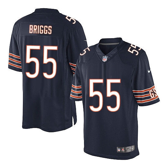 Lance Briggs Chicago Bears navy jersey
