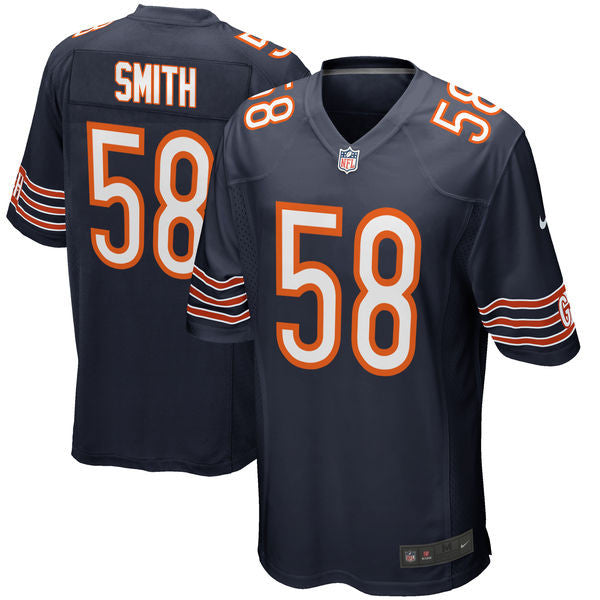 Roquan Smith Chicago Bears navy Game jersey