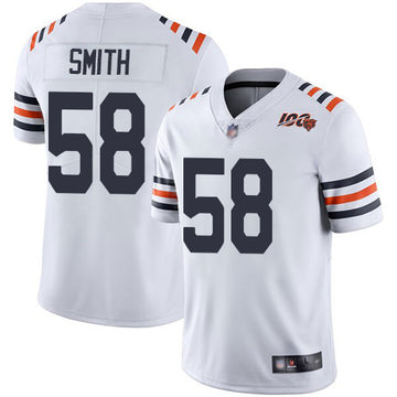 Roquan Smith Chicago Bears white Limited jersey