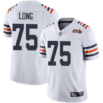 Kyle Long Chicago Bears white Vapor jersey