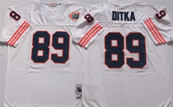 Ditka Chicago Bears white jersey