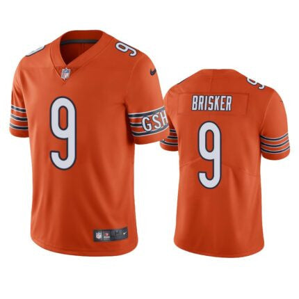 Jaquan Brisker Chicago Bears orange Vapor jersey