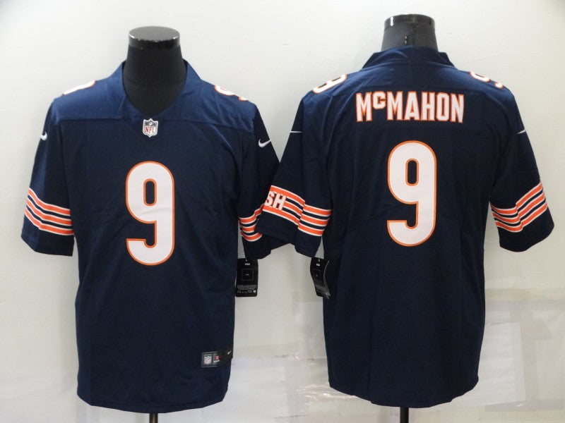 Jim McMahon Chicago Bears navy Vapor jersey
