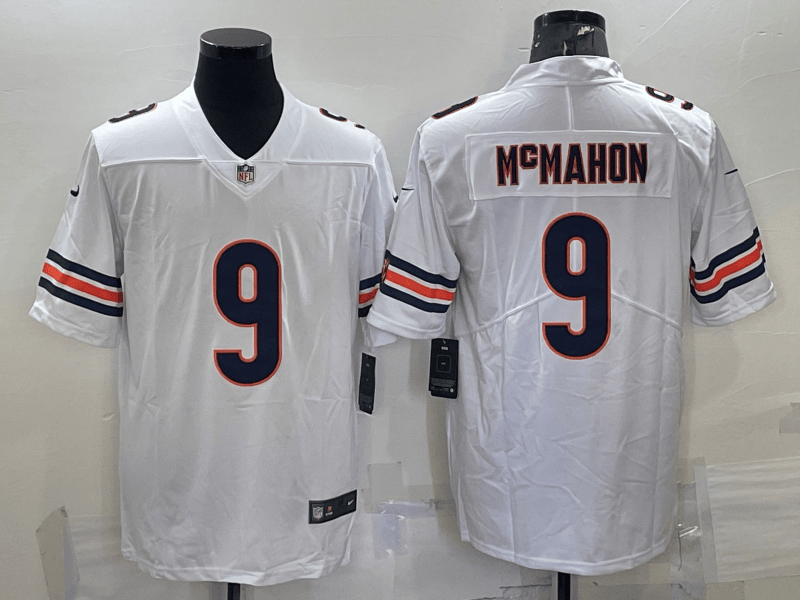 Jim McMahon Chicago Bears white Vapor jersey