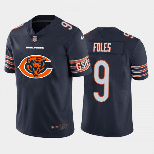 Nick Foles Chicago Bears navy Limited jersey