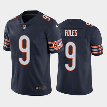 Nick Foles Chicago Bears navy Vapor jersey
