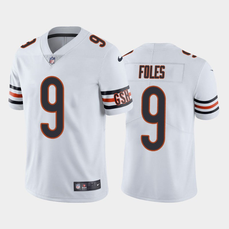 Nick Foles Chicago Bears white Vapor jersey