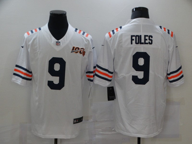 Nick Foles Chicago Bears white Vapor jersey