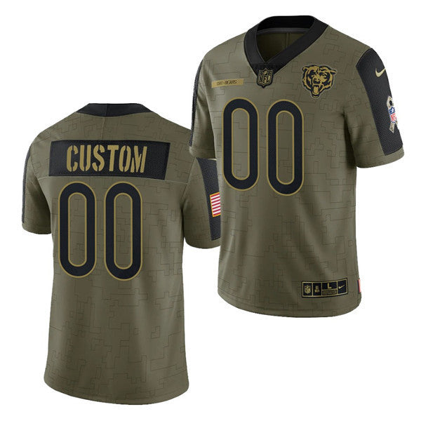 Active Chicago Bears olive Salute To Service jersey