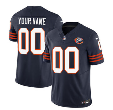 Custom Chicago Bears navy Limited jersey