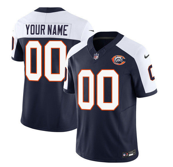 Custom Chicago Bears navy Limited jersey