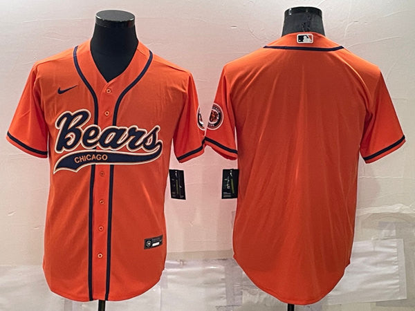 Custom Chicago Bears orange jersey