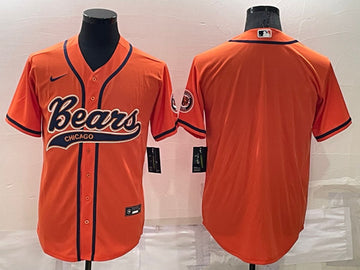 Custom Chicago Bears orange jersey