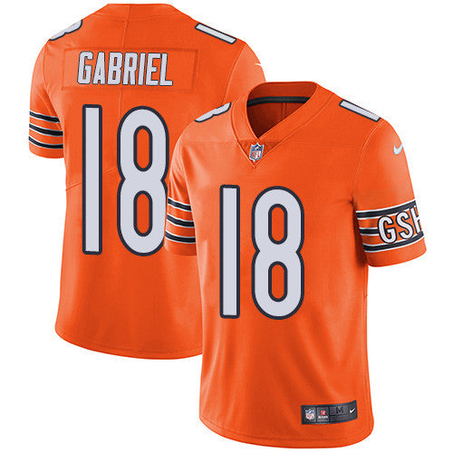 Taylor Gabriel Chicago Bears orange Vapor jersey