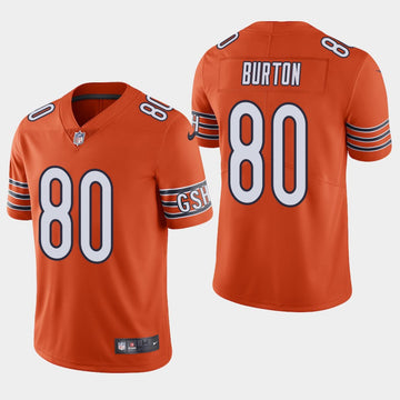 Trey Burton Chicago Bears orange Vapor jersey
