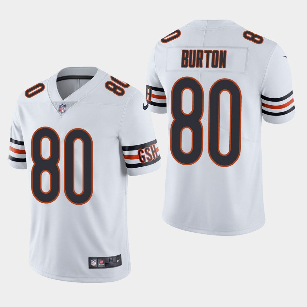 Trey Burton Chicago Bears white Vapor jersey