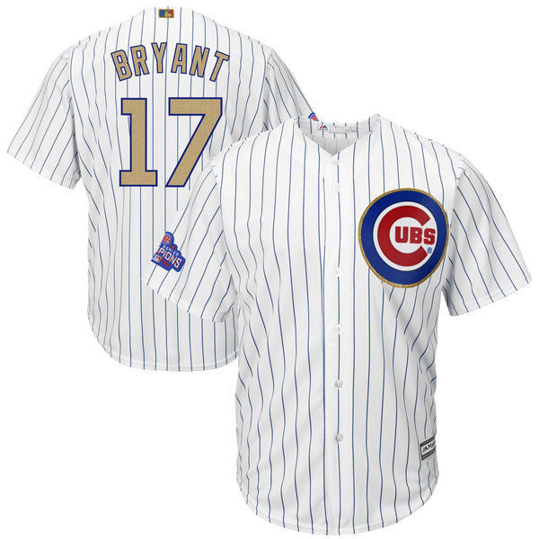 Kris Bryant Majestic Chicago Cubs white jersey