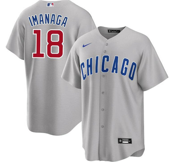 Shōta Imanaga Chicago Cubs gray jersey
