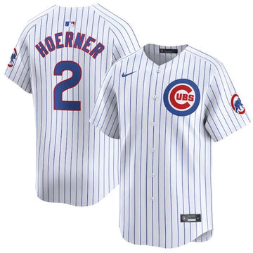Nico Hoerner Chicago Cubs white Limited jersey