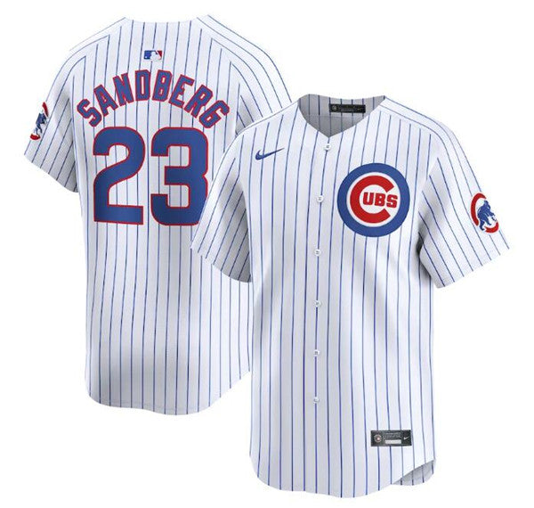 Ryne Sandberg Chicago Cubs white jersey