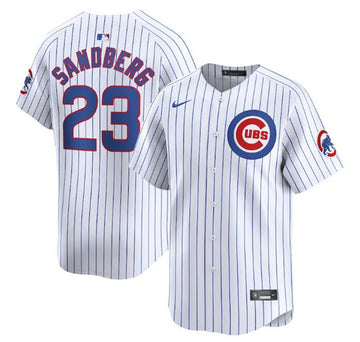 Ryne Sandberg Chicago Cubs white jersey