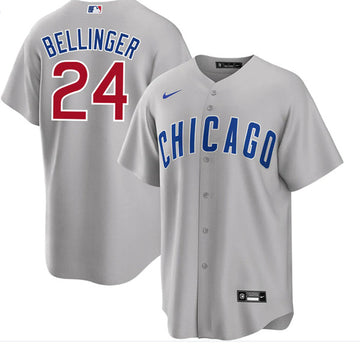 Cody Bellinger Chicago Cubs grey jersey