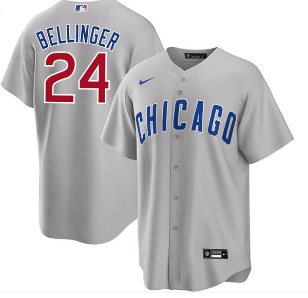 Cody Bellinger Chicago Cubs grey jersey