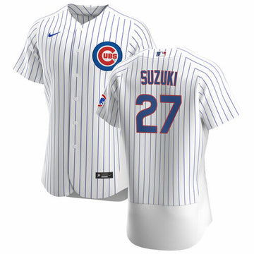 Seiya Suzuki Chicago Cubs white jersey