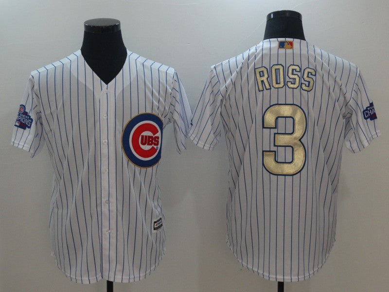 David Ross Chicago Cubs white jersey