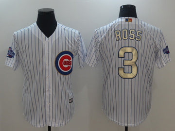 David Ross Chicago Cubs white jersey