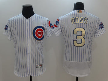 David Ross Chicago Cubs white jersey