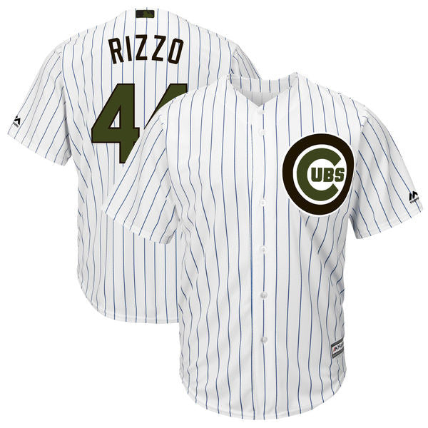 Anthony Rizzo Chicago Cubs white jersey