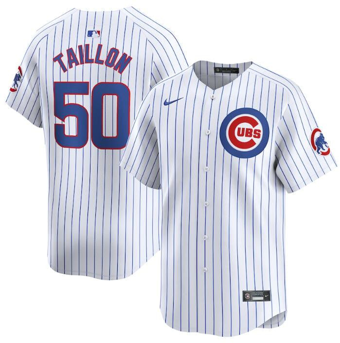 Jameson Taillon Chicago Cubs white Limited jersey