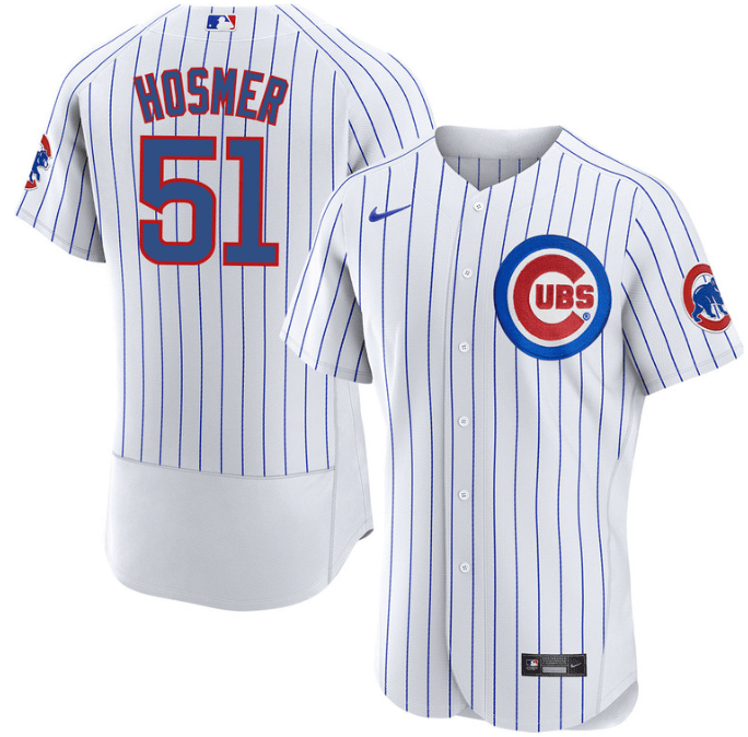 Eric Hosmer Chicago Cubs white jersey
