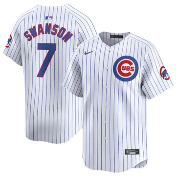 Dansby Swanson Chicago Cubs white Limited jersey