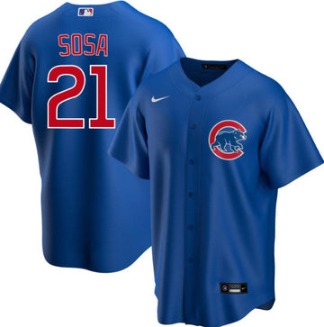 Blank Sammy Sosa Chicago Cubs blue jersey