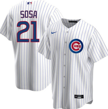 Blank Sammy Sosa Chicago Cubs white jersey