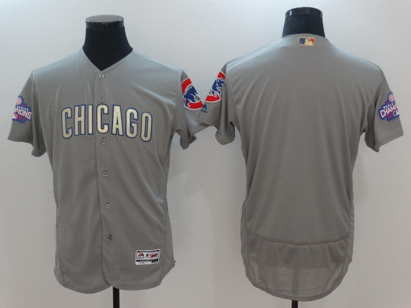 Custom Chicago Cubs gray jersey