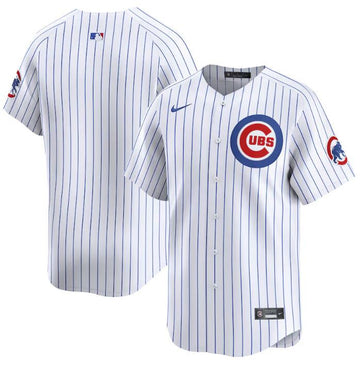 Custom Chicago Cubs white Limited jersey