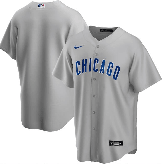 Chicago Cubs grey jersey