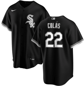 Oscar Colás Chicago White Sox black jersey