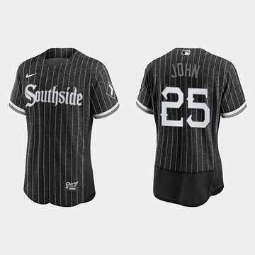 Tommy John Chicago White Sox black City Connect jersey