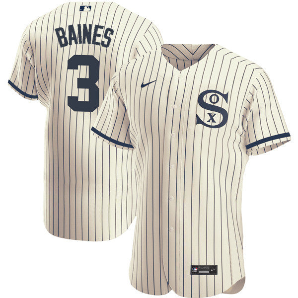 Harold Baines Chicago White Sox cream jersey