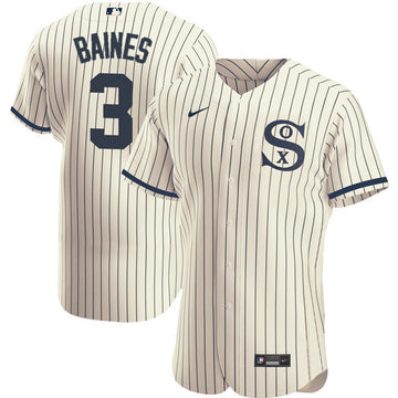 Harold Baines Chicago White Sox cream jersey