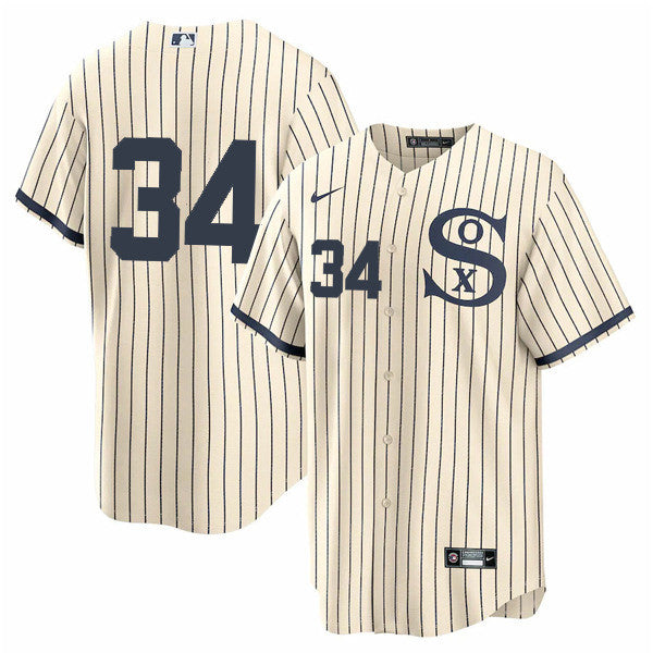 Michael Kopech Chicago White Sox cream jersey