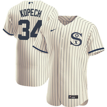 Michael Kopech Chicago White Sox cream jersey